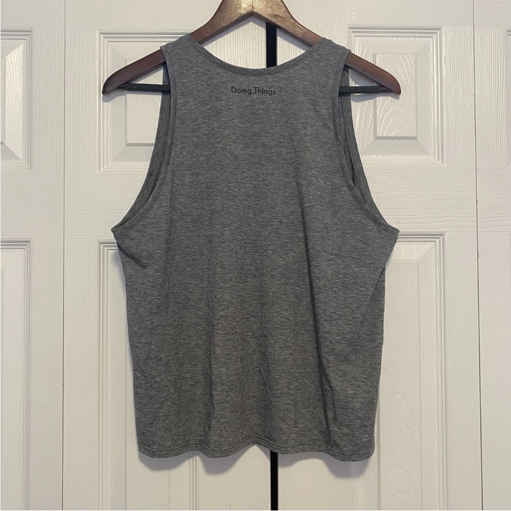 Outdoor Voices Gray Racerback Tank Top - Picture 3 of 5